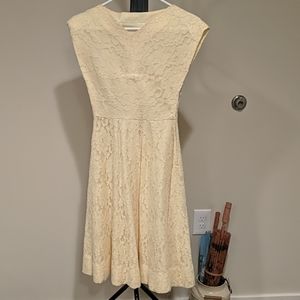 Xxs yellow lace vintage dress!! So precious!!